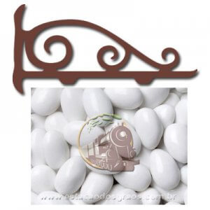 Amêndoa Confeitada Branca (Granel - Preço/100g)