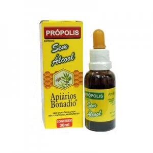 Extrato Aquoso de Própolis - Sem Álcool - 30 ml (Apiários Bonadio)
